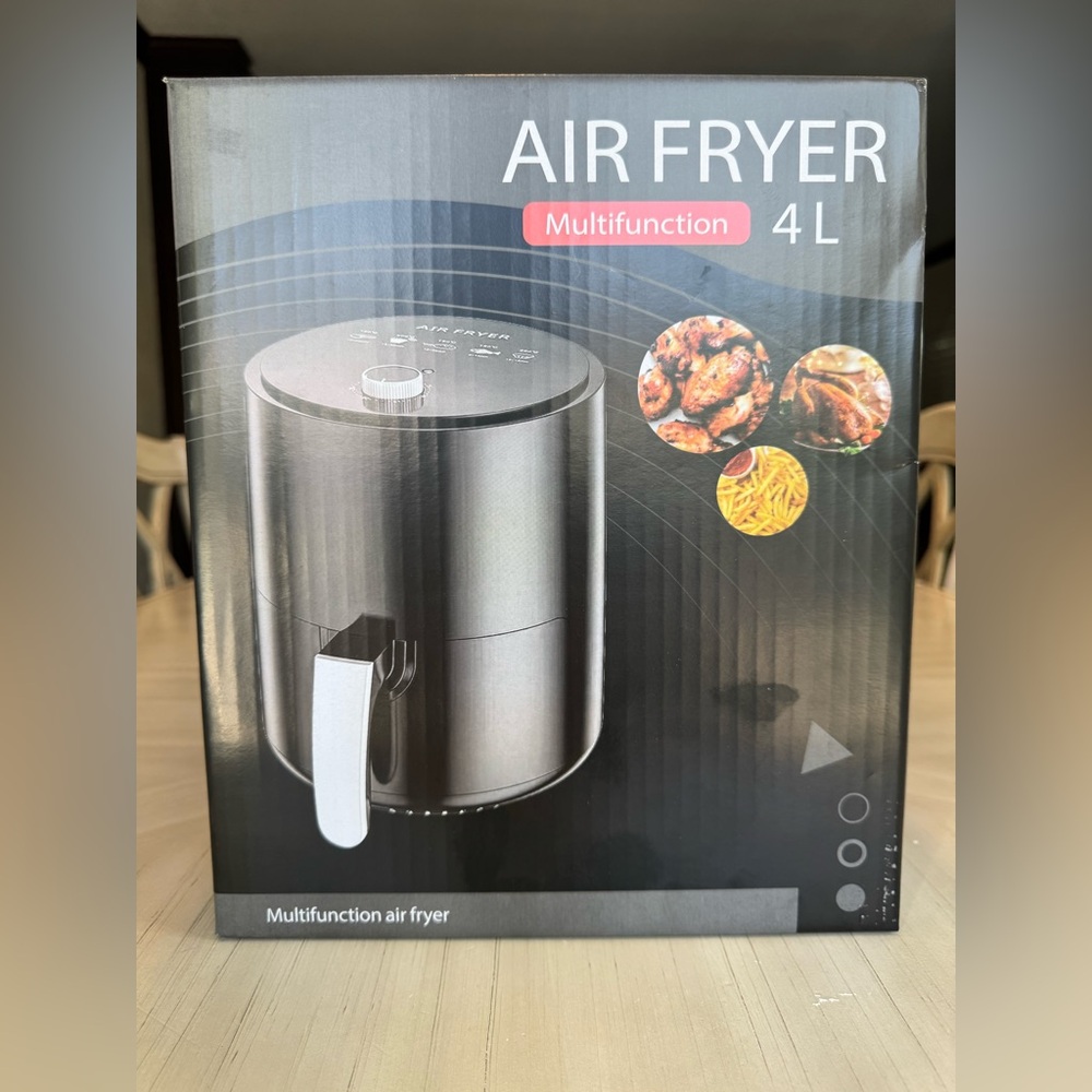 Compact 4- Liter Multifunction Air Fryer w/ Touch and Timer for Healthy Cooking - Picture 3 of 8